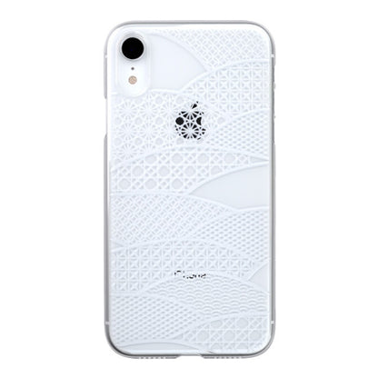 【Web限定】Air Jacket “kiriko” for iPhone XR 千代柄 (扇) クリア