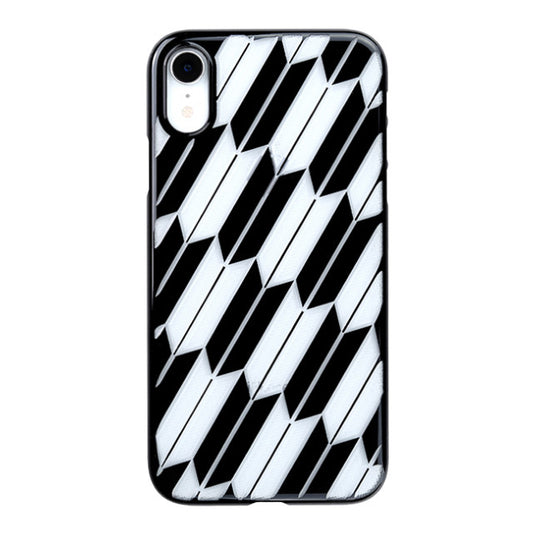 【Web限定】Air Jacket “kiriko” for iPhone XR 矢絣 ピアノブラック