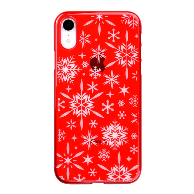 【Web限定】Air Jacket “kiriko” for iPhone XR 雪片 紅