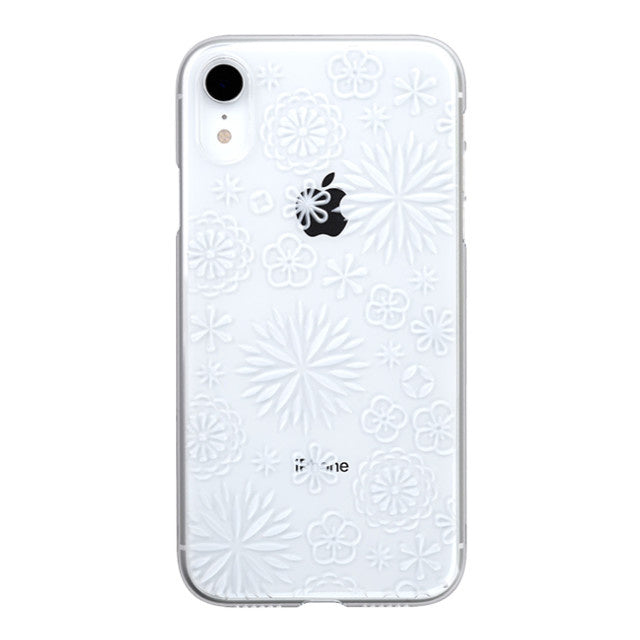 【Web限定】Air Jacket “kiriko” for iPhone XR 花 クリア