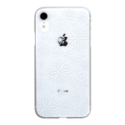 【Web限定】Air Jacket “kiriko” for iPhone XR 花 クリア