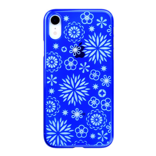 【Web限定】Air Jacket “kiriko” for iPhone XR 花 瑠璃