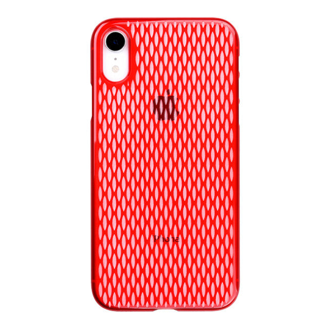 【Web限定】Air Jacket “kiriko” for iPhone XR 米つなぎ 紅