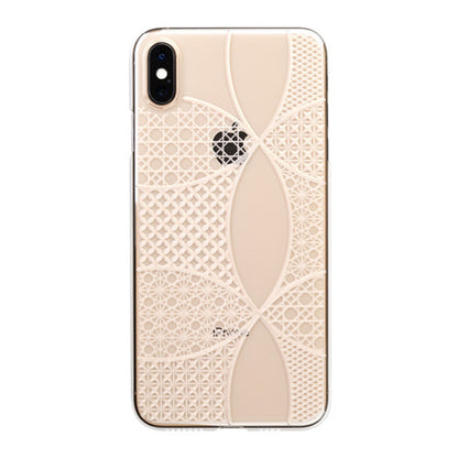 【Web限定】Air Jacket “kiriko” for iPhone XS Max 千代柄 (七宝) クリア