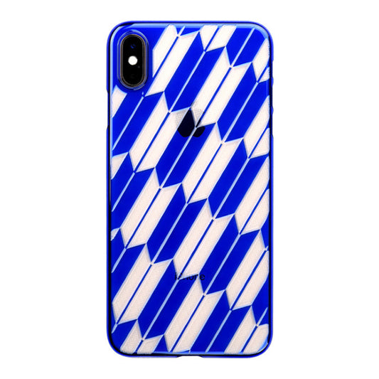 【Web限定】Air Jacket “kiriko” for iPhone XS Max 矢絣 瑠璃