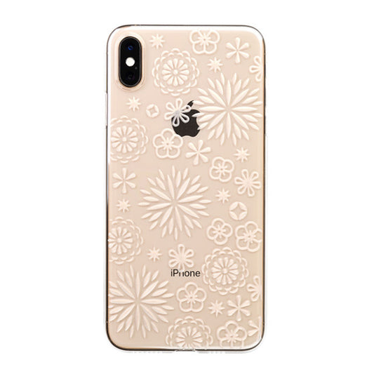 【Web限定】Air Jacket “kiriko” for iPhone XS Max 花 クリア