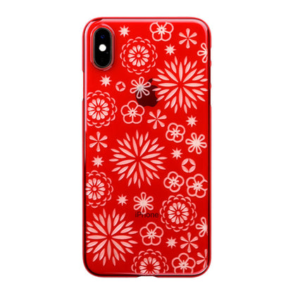 【Web限定】Air Jacket “kiriko” for iPhone XS Max 花 紅