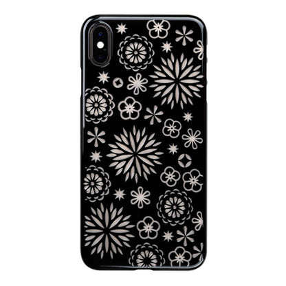 【Web限定】Air Jacket “kiriko” for iPhone XS Max 花 ピアノブラック