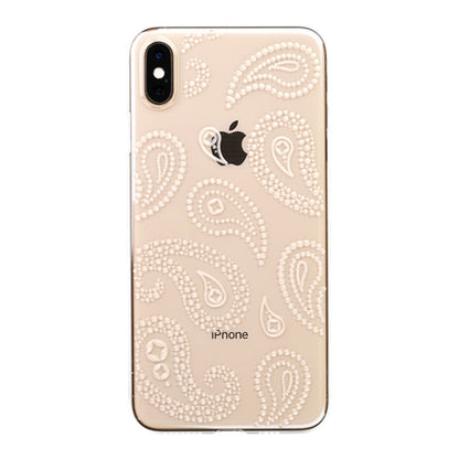 【Web限定】Air Jacket “kiriko” for iPhone XS Max ペイズリー クリア