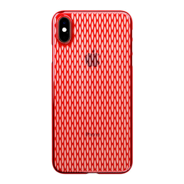 【Web限定】Air Jacket “kiriko” for iPhone XS Max 米つなぎ 紅