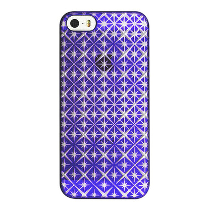 【Web限定】AIR JACKET ”kiriko” for iPhone SE/5s/5 (七宝柄・葡萄色)