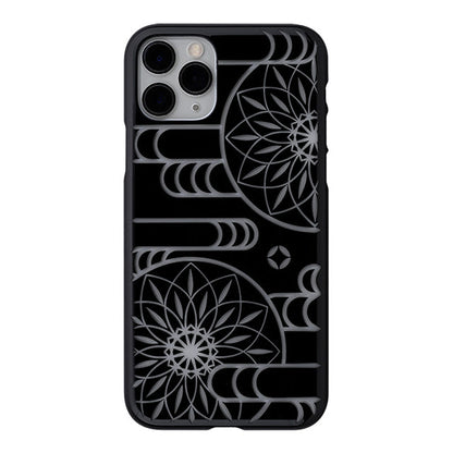 【Web限定】Air Jacket “kiriko” for iPhone11 Pro エ霞に鞠 (ピアノブラック)