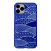 【Web限定】Air Jacket “kiriko” for iPhone11 Pro 千代柄(扇) (瑠璃)