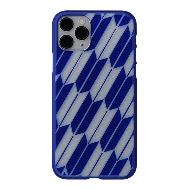 【Web限定】Air Jacket “kiriko” for iPhone11 Pro 矢絣 (瑠璃)