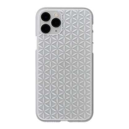 【Web限定】Air Jacket “kiriko” for iPhone11 Pro 麻の葉つなぎ (クリア)