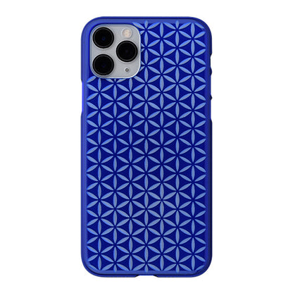 【Web限定】Air Jacket “kiriko” for iPhone11 Pro 麻の葉つなぎ (瑠璃)