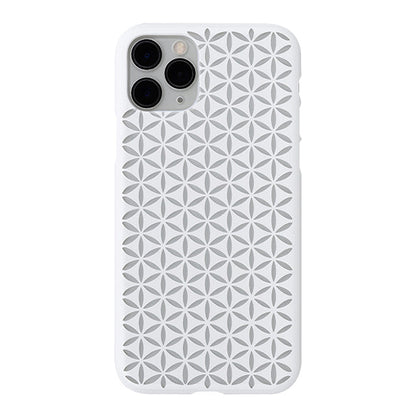 【Web限定】Air Jacket “kiriko” for iPhone11 Pro 麻の葉つなぎ (ピュアホワイト)