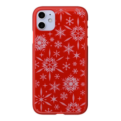 【Web限定】Air Jacket “kiriko” for iPhone11 雪片 (紅)