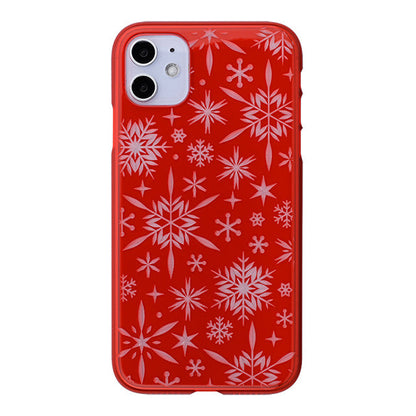 【Web限定】Air Jacket “kiriko” for iPhone11 雪片 (紅)