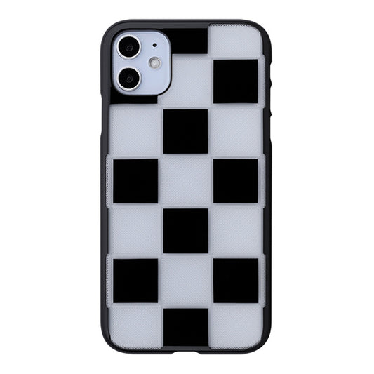 【Web限定】Air Jacket “kiriko” for iPhone11 市松 (ピアノブラック)