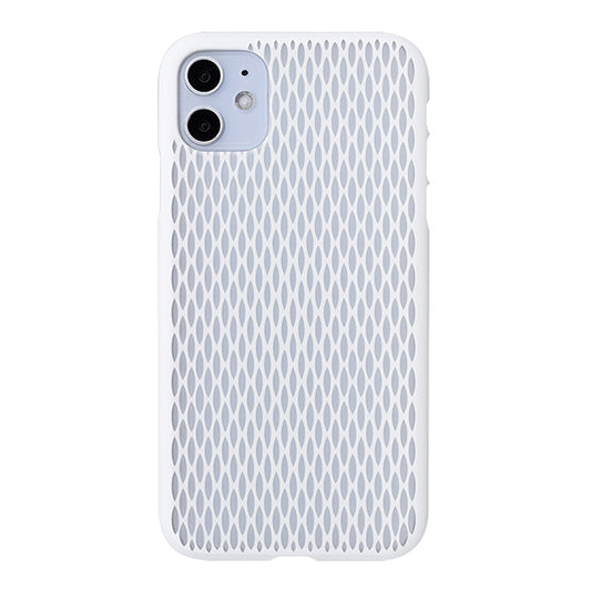 【Web限定】Air Jacket “kiriko” for iPhone11 米つなぎ (ピュアホワイト)