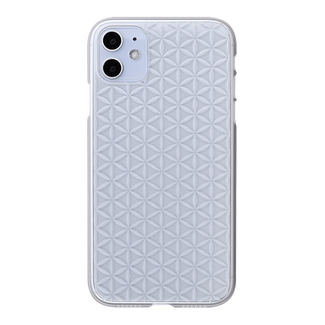 【Web限定】Air Jacket “kiriko” for iPhone11 麻の葉つなぎ (クリア)