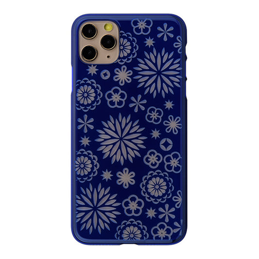 【Web限定】Air Jacket “kiriko” for iPhone11 Pro Max 花 (瑠璃)