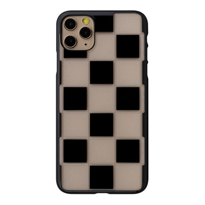 【Web限定】Air Jacket “kiriko” for iPhone11 Pro Max 市松 (ピアノブラック)