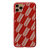 【Web限定】Air Jacket “kiriko” for iPhone11 Pro Max 矢絣 (紅)