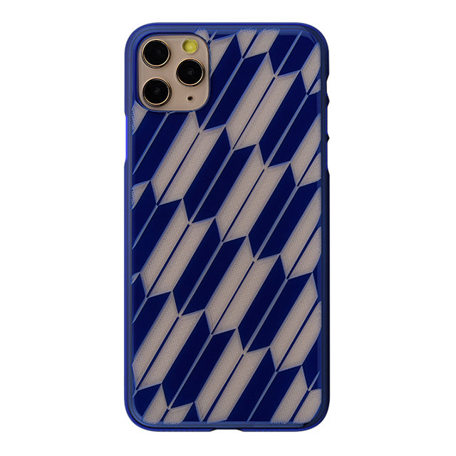 【Web限定】Air Jacket “kiriko” for iPhone11 Pro Max 矢絣 (瑠璃)