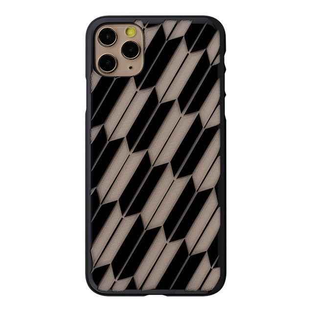 【Web限定】Air Jacket “kiriko” for iPhone11 Pro Max 矢絣 (ピアノブラック)