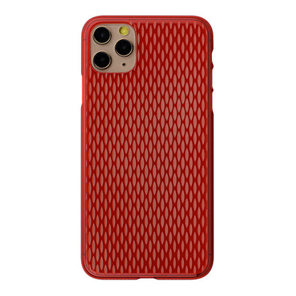 【Web限定】Air Jacket “kiriko” for iPhone11 Pro Max 米つなぎ (紅)