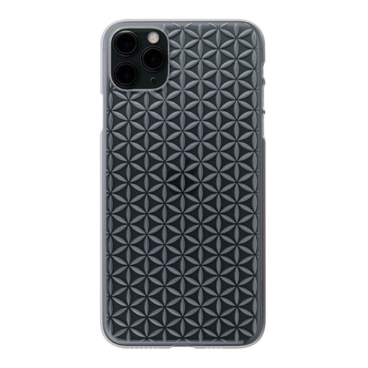 【Web限定】Air Jacket “kiriko” for iPhone11 Pro Max 麻の葉つなぎ (クリア)