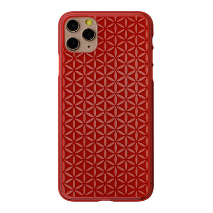 【Web限定】Air Jacket “kiriko” for iPhone11 Pro Max 麻の葉つなぎ (紅)