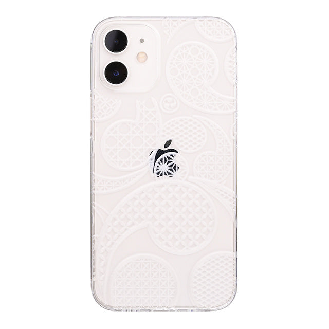 【Web限定】Air Jacket “kiriko” for iPhone12 mini 三つ巴 (クリア)