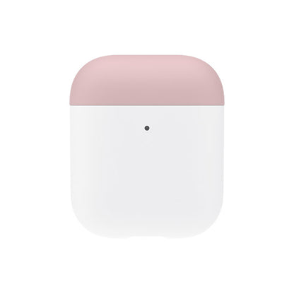 Silicone Dual Cap Case for AirPods (ホワイト)