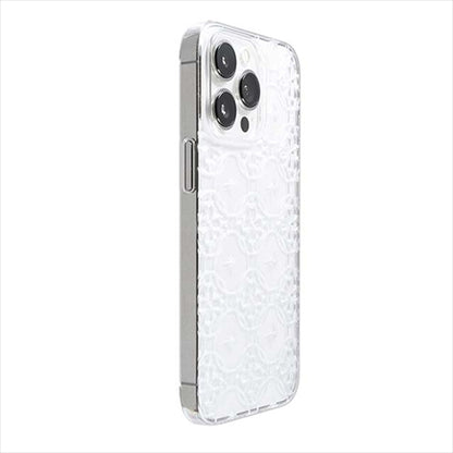 【Web限定】Air Jacket "kiriko" for iPhone 14 Pro Max 七宝に花十字(クリア)