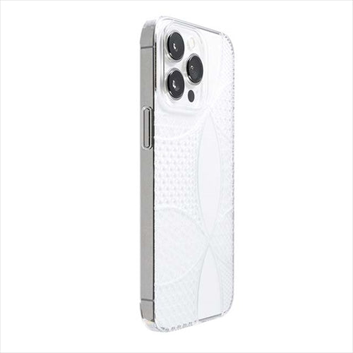 【Web限定】Air Jacket "kiriko" for iPhone 14 Pro Max 千代柄（七宝）(クリア)