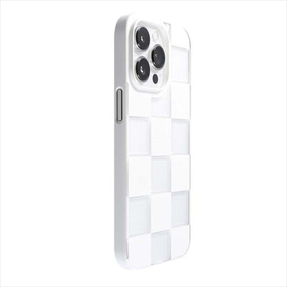 【Web限定】Air Jacket "kiriko" for iPhone 14 Pro Max 市松(ピュアホワイト)