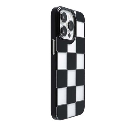 【Web限定】Air Jacket "kiriko" for iPhone 14 Pro Max 市松(ピアノブラック)