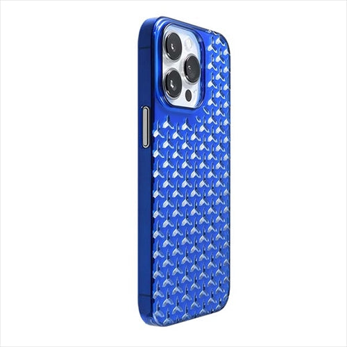 【Web限定】Air Jacket "kiriko" for iPhone 14 Pro Max 毘沙門亀甲(瑠璃)