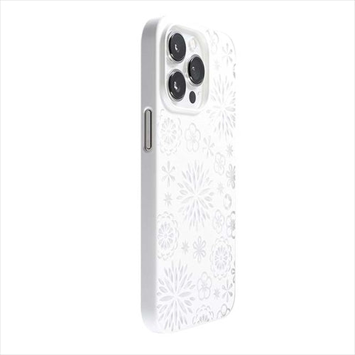 【Web限定】Air Jacket "kiriko" for iPhone 14 Pro Max 花(ピュアホワイト)