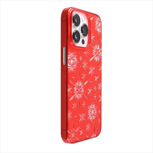 【Web限定】Air Jacket "kiriko" for iPhone 14 Pro Max 雪片(紅)