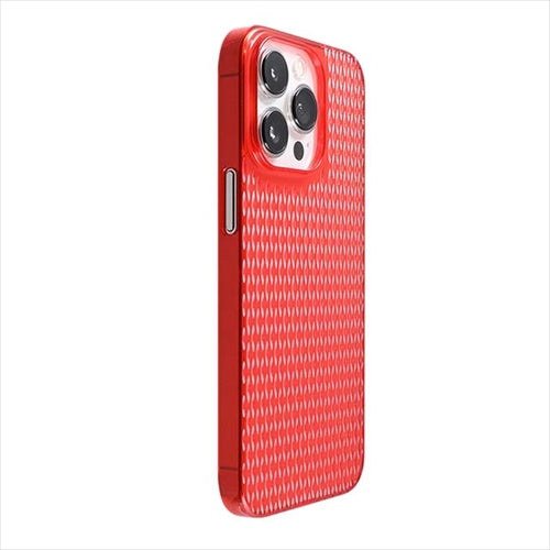 【Web限定】Air Jacket "kiriko" for iPhone 14 Pro Max 米つなぎ(紅)