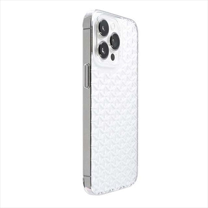 【Web限定】Air Jacket "kiriko" for iPhone 14 Pro Max 麻の葉つなぎ(クリア)