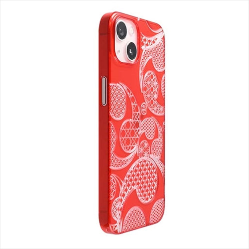 【Web限定】Air Jacket "kiriko" for iPhone 14 三つ巴(紅)