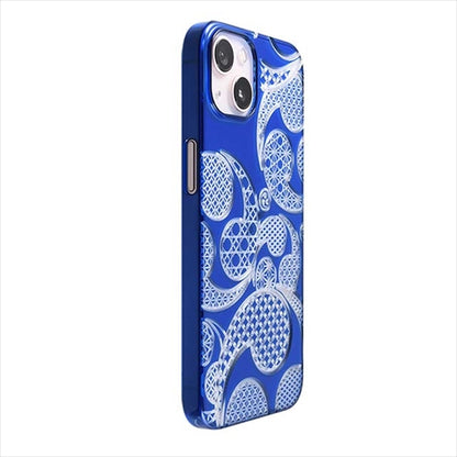 【Web限定】Air Jacket "kiriko" for iPhone 14 三つ巴(瑠璃)