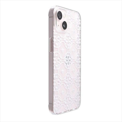 【Web限定】Air Jacket "kiriko" for iPhone 14 七宝に花十字(クリア)