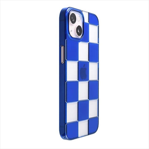 【Web限定】Air Jacket "kiriko" for iPhone 14 市松(瑠璃)