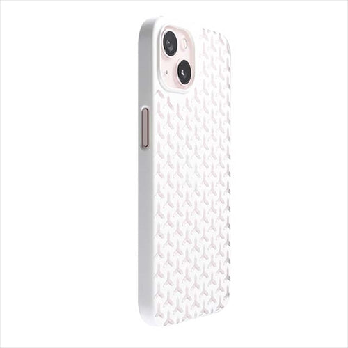 【Web限定】Air Jacket "kiriko" for iPhone 14 毘沙門亀甲(ピュアホワイト)